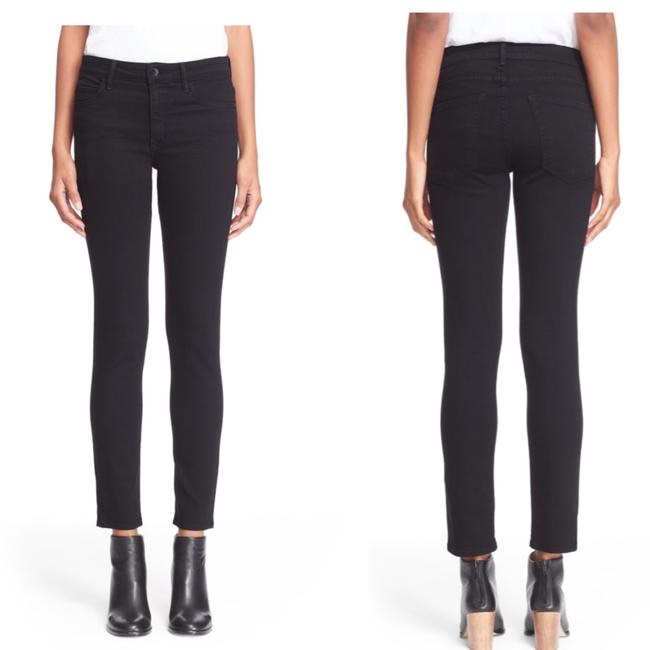 Helmut Lang Ankle Zip Cropped Skinny Moto Jeans 26